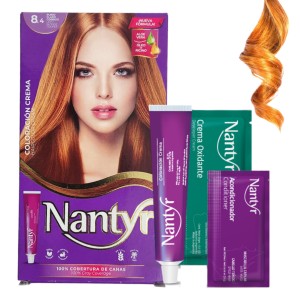 NANTYR KIT COLOR 8.4 RUBIO CLARO COBRIZO